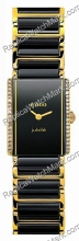 Rado Integral Diamond Watch Superjubile Mini Black and Gold Femi