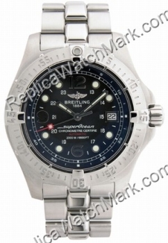 Breitling Superocean Aeromarine Steelfish X-Plus стали Black Men