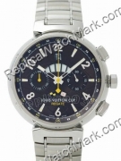 Replica Louis Vuitton Watch schwarzes Zifferblatt mit Edelstahlb Replica Louis Vuitton Watch schwarzes Zifferblatt mit Edelstahlb