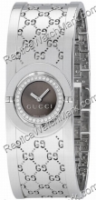 Gucci Twirl Diamond Steel Bangle Damenuhr YA112503  Gucci Twirl Diamond Steel Bangle Damenuhr YA112503