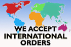 we accept international orders