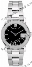 Gucci G-Watch 101G Damas de Acero Negro Reloj YA101505 Gucci G-Watch 101G Damas de Acero Negro Reloj YA101505