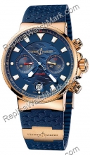 Ulysse Nardin Marine Blue Seal Mens Chronograph Watch 356-68LE-3 Ulysse Nardin Marine Blue Seal Mens Chronograph Watch 356-68LE-3