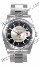Swiss Rolex Oyster Perpetual Datejust Mens Watch 116200-BKRSO