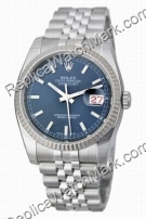 Swiss Rolex Oyster Perpetual Datejust Mens Watch 116234-BLSJ