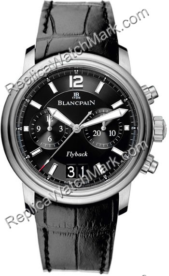 Blancpain Leman Gran hombre del tiempo de retorno Fecha reloj 28