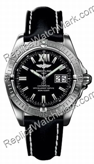 Breitling Windrider Cockpit Steel Black Mens Watch A4935011-B7-4 - Click Image to Close