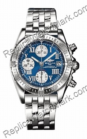 Breitling Windrider Chrono Cockpit Steel Blue Mens Watch A133581 - Click Image to Close
