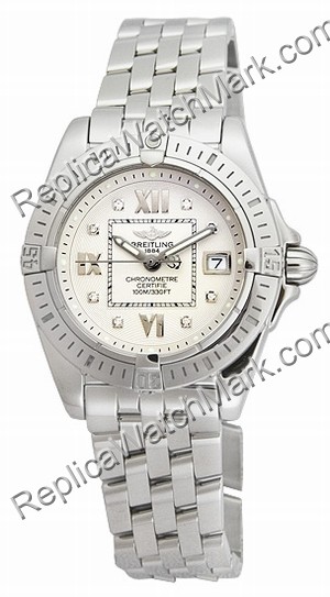 Windrider Breitling cabina Diamante reloj dama A7135612-G5-780A - Haga click en la imagen para cerrar