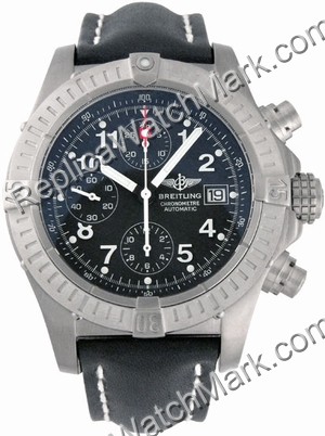 Breitling Chrono Titanium Aeromarine Mens Avenger Black Watch E1 - Cliquez sur l'image pour la fermer