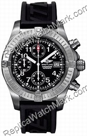 Breitling Chrono Avenger Aeromarine Mens Titanium Black Watch ca - Cliquez sur l'image pour la fermer