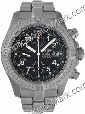 Breitling Chrono Titanium Aeromarine Mens Avenger Black Watch E1 - Cliquez sur l'image pour la fermer