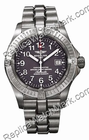 Breitling Aeromarine Avenger Seawolf Mens Titanium Grey Watch E1 - Cliquez sur l'image pour la fermer