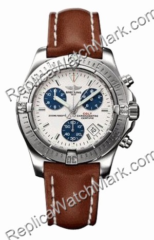 Breitling Aeromarine Chrono Colt Steel Brown Mens Watch A7338011 - Click Image to Close