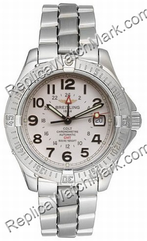 Breitling Aeromarine Colt GMT Steel Mens Watch A3235011-G5-292 - Click Image to Close