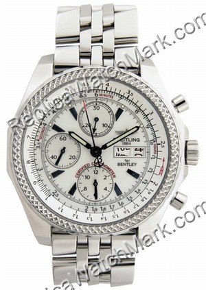 Breitling Bentley GT Chronograph Steel Mens Watch A1336212-A5-97 - Click Image to Close