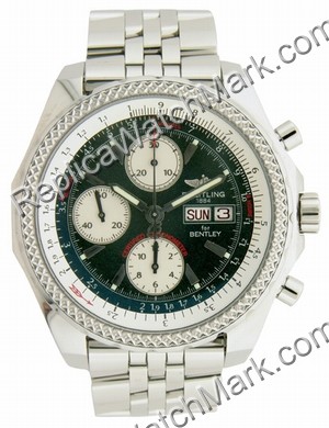 Breitling Bentley GT Green Mens Watch A1336212-L5-972 - Click Image to Close