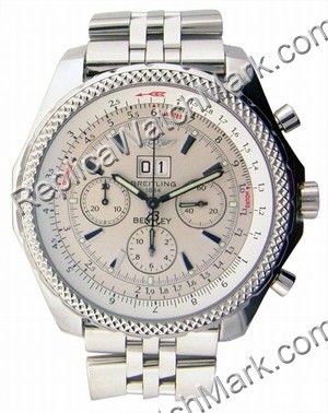 Breitling Bentley 6.75 Chronograph Steel Mens Watch A4436212 - Click Image to Close