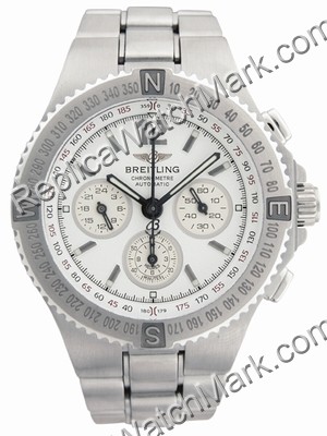 Breitling Professional Hercules Steel White Mens Watch A3936310- - Click Image to Close