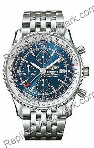 Breitling Navitimer World Steel Blue Mens Watch A2432212-C6-415 - Click Image to Close