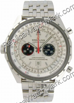 Breitling Navitimer Chrono-matic Steel Chronograph Mens Watch A4 - Click Image to Close