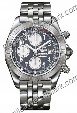 Breitling Chronomat Windrider Mens Evolution Steel Grey Watch A1 - Cliquez sur l'image pour la fermer
