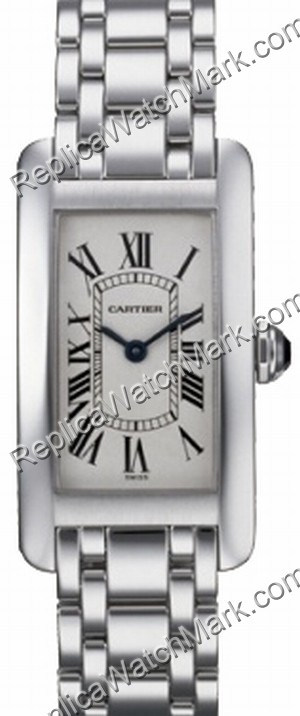 Cartier Tank Americaine w26019L1 - zum Schließen ins Bild klicken