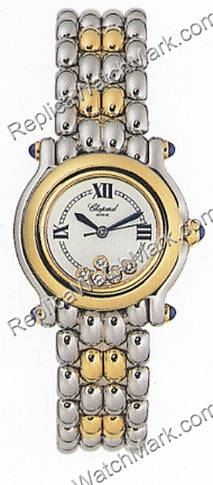 Chopard acero Deporte feliz y oro 278256-4008 (27/8256-23)