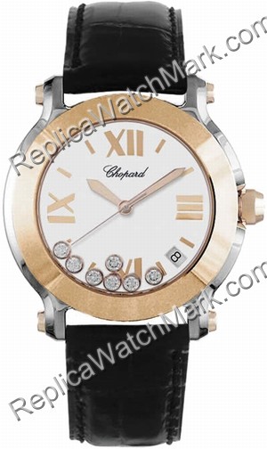 Chopard acero Deporte feliz y oro 278492-9001 (27/8492)