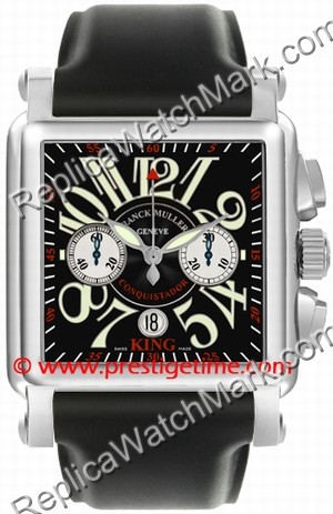 Franck Muller Conquistador Cortez Chronograph SS 10.000 K CC Bla