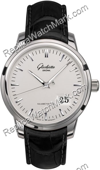 Glashütte senador Panorama Reloj para hombre Fecha 39-42-04-22-0