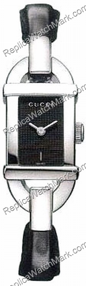 Gucci 6800 Steel Series Black Ladies Watch Petite YA068513 - Cliquez sur l'image pour la fermer