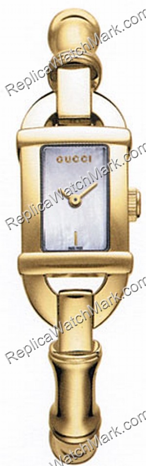 Gucci 6800 Mesdames Gold-Tone Watch YA068568 - Cliquez sur l'image pour la fermer