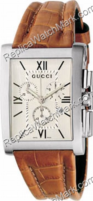 Gucci 8600 Serie Brown Chronograph Herrenuhr YA086308