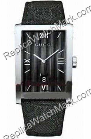 Gucci 8600 Serie Steel Black Herrenuhr YA086316 - zum Schließen ins Bild klicken