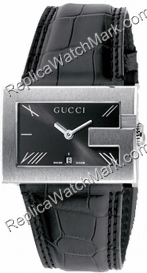 Hombres G de Gucci-Watch 100G reloj de acero YA100302 - Haga click en la imagen para cerrar