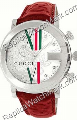 Gucci 101 Mens Diamante Cronógrafo Reloj YA101327 - Haga click en la imagen para cerrar