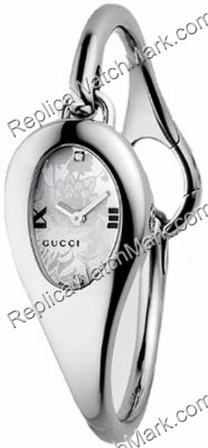 Gucci 103 Series Horsebit Ladies Diamond Flower Mother-of-Pearl - Clicca l'immagine per chiudere