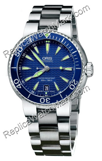 Oris TT1 buzos para hombre Fecha Reloj 733.7533.85.55.MB