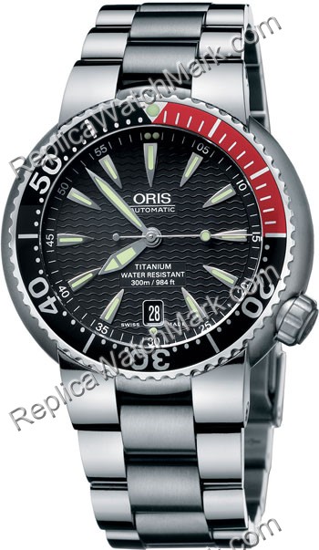 Oris TT1 Divers Titan Дата Мужские часы 733.7562.71.54.MB