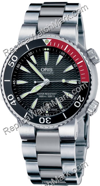 Oris TT1 Divers Titan Data Mens Watch 733.7541.71.54.MB