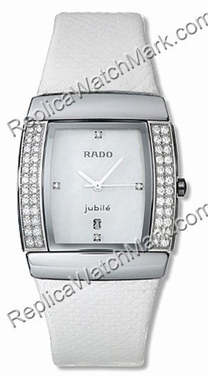 Rado Sintra Ceramic 48 Diamond Ladies Watch R13577906 Midsize