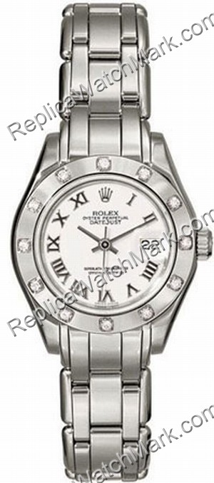 Rolex Oyster Perpetual Datejust Ladies Lady Diamond Pearlmaster