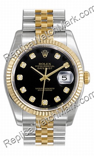 Hombres Rolex Oyster Perpetual Datejust Mira 116233-BKDJ