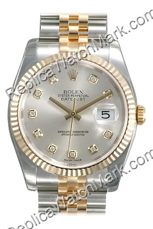 Hombres Rolex Oyster Perpetual Datejust Mira 116233-SDJ - Haga click en la imagen para cerrar