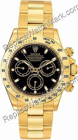 Rolex Oyster Perpetual Cosmograph Daytona 18kt Gold Mens Watch 1