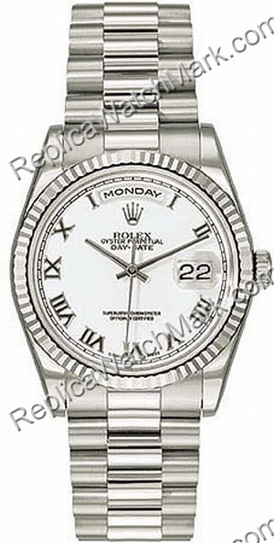 Suiza Hombres Rolex Oyster Perpetual Date Día-Watch 118239-WR