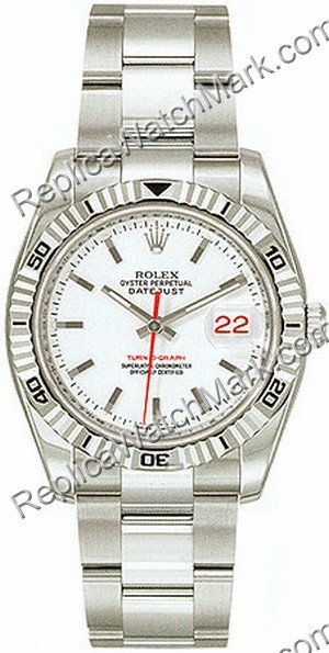 Suiza Hombres Rolex Oyster Perpetual Datejust Mira 116264-WSJ