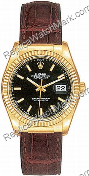 Schweizer Rolex Oyster Perpetual Herrenuhr 116138-BKSL - zum Schließen ins Bild klicken