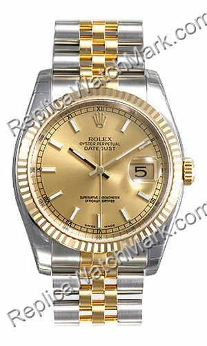 Swiss Rolex Oyster Perpetual Datejust Mens Watch 116233-CSJ - Cliquez sur l'image pour la fermer